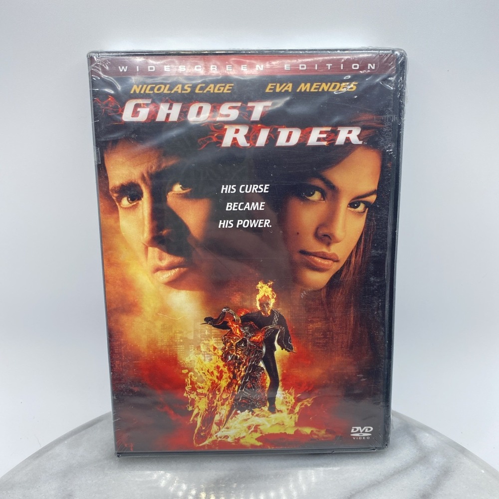 Sony Ghost Rider DVD Nicolas Cage Eva Mendes Widescreen Edition New Sealed